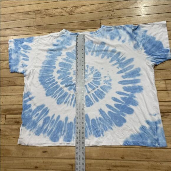 Vtg 2000 LOONEY TUNES Tazmanian Devil Wild Heart Taz Shirt Womens 26W/28W TieDye - Picture 7 of 16